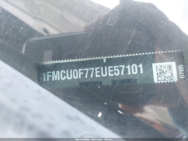 45897902 :رقم المزاد ، 1FMCU0F77EUE57101 vin ، 2014 Ford Escape S مزاد بيع