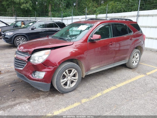 45897939 :رقم المزاد ، 2GNALCEK7G6221823 vin ، 2016 Chevrolet Equinox Lt مزاد بيع