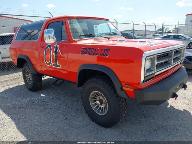 Aukcja sprzedaży 1986 Dodge Ramcharger Aw-100, vin: 3B4GW12W5GM617256, numer aukcji: 45897969