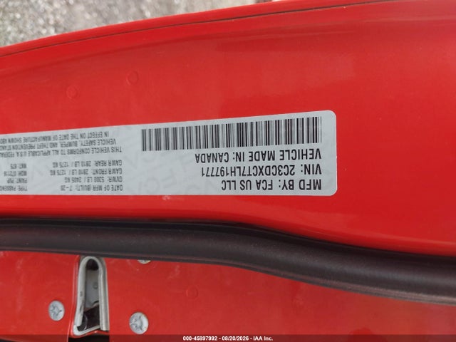 Продажа на аукционе авто 2020 Dodge Charger R/t Rwd, vin: 2C3CDXCT7LH197771, номер лота: 45897992