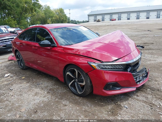 45898106 :رقم المزاد ، 1HGCV1F31MA120817 vin ، 2021 Honda Accord Sport مزاد بيع