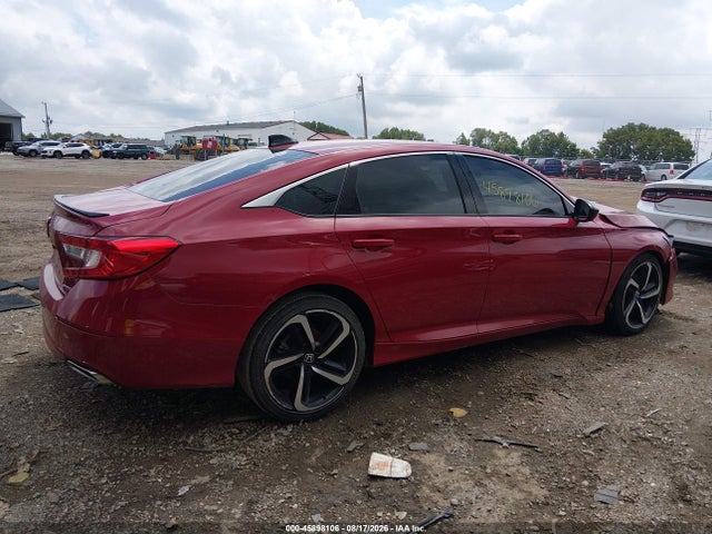 45898106 :رقم المزاد ، 1HGCV1F31MA120817 vin ، 2021 Honda Accord Sport مزاد بيع