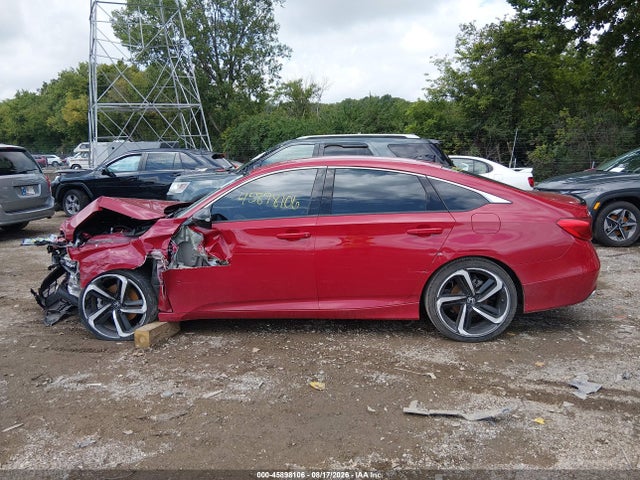 45898106 :رقم المزاد ، 1HGCV1F31MA120817 vin ، 2021 Honda Accord Sport مزاد بيع