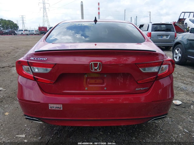 45898106 :رقم المزاد ، 1HGCV1F31MA120817 vin ، 2021 Honda Accord Sport مزاد بيع