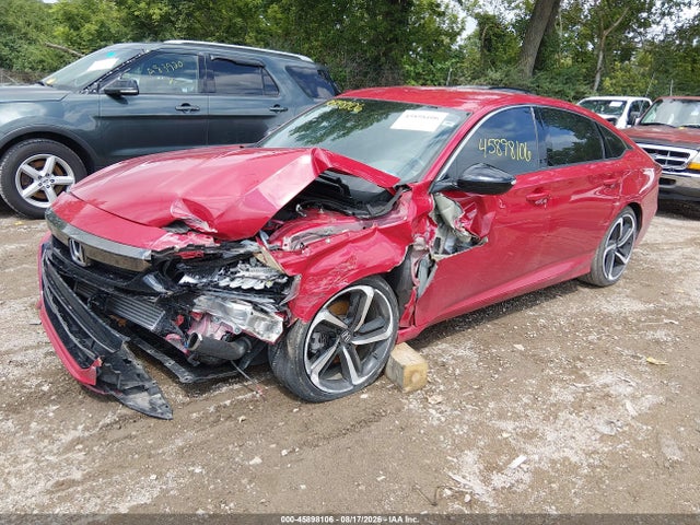 45898106 :رقم المزاد ، 1HGCV1F31MA120817 vin ، 2021 Honda Accord Sport مزاد بيع