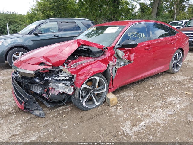 45898106 :رقم المزاد ، 1HGCV1F31MA120817 vin ، 2021 Honda Accord Sport مزاد بيع