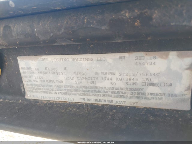 Ranger Other 2019 7J5BBCH21KF166119 Image 9