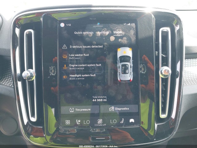 Aukcja sprzedaży 2022 Volvo Xc40 Recharge Pure Electric P8 Twin Plus, vin: YV4ED3URXN2661015, numer aukcji: 45898204
