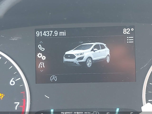 2018 Ford Ecosport Se მანქანა იყიდება აუქციონზე, vin: MAJ6P1UL2JC222108, აუქციონის ნომერი: 45898237