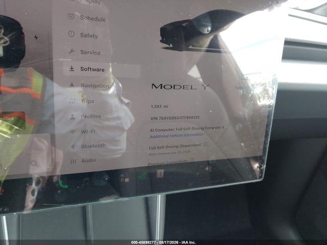 Aukcja sprzedaży 2026 Tesla Model Y, vin: 7SAYGDED3TF666313, numer aukcji: 45898277