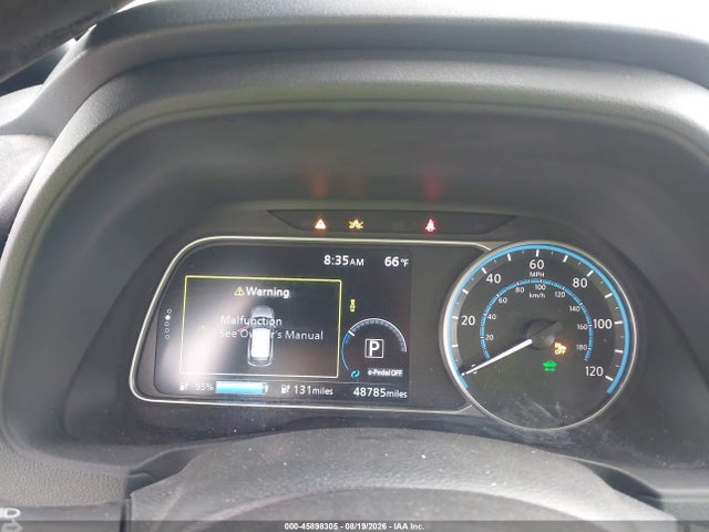 2020 Nissan Leaf S 40 Kwh მანქანა იყიდება აუქციონზე, vin: 1N4AZ1BP6LC308597, აუქციონის ნომერი: 45898305