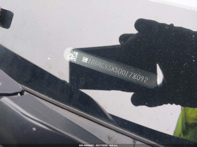 45898407 :رقم المزاد ، 1G6AC5SX3D0178092 vin ، 2013 Cadillac Ats Performance مزاد بيع