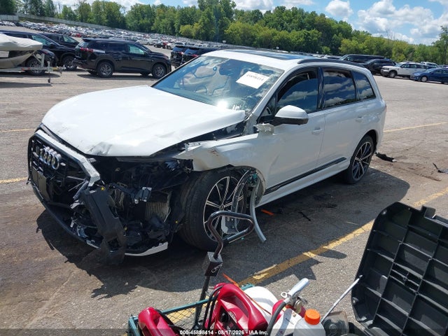 45898414 :رقم المزاد ، WA1LXAF77MD012416 vin ، 2021 Audi Q7 Premium Plus 55 Tfsi Quattro Tiptronic مزاد بيع