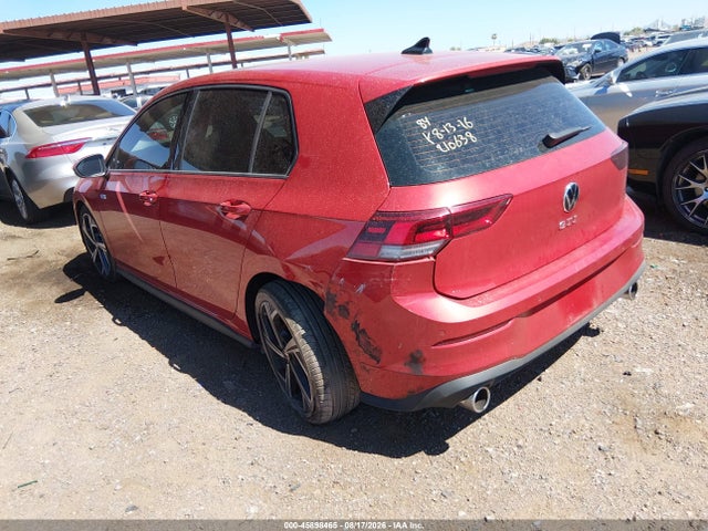 45898465 :رقم المزاد ، WVWSA7CD5SW210638 vin ، 2025 Volkswagen Golf Gti 2.0t Se مزاد بيع