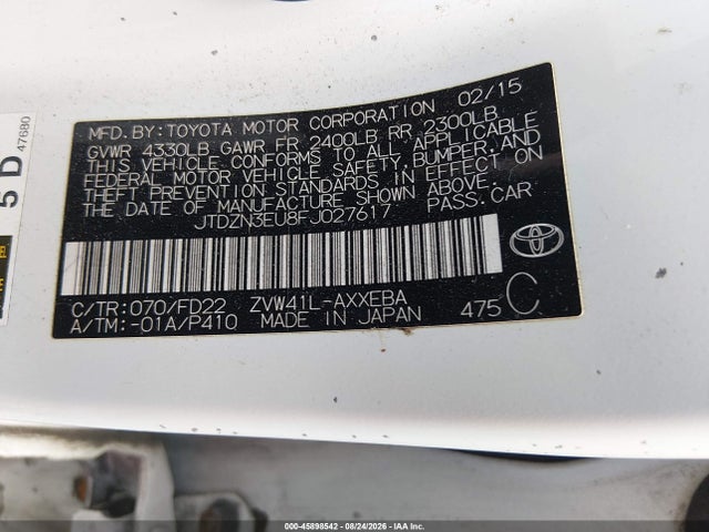 Toyota Prius V Three 2015 JTDZN3EU8FJ027617 Image 9