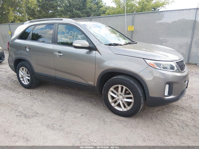 2015 Kia Sorento Lx მანქანა იყიდება აუქციონზე, vin: 5XYKTCA63FG592260, აუქციონის ნომერი: 45898581
