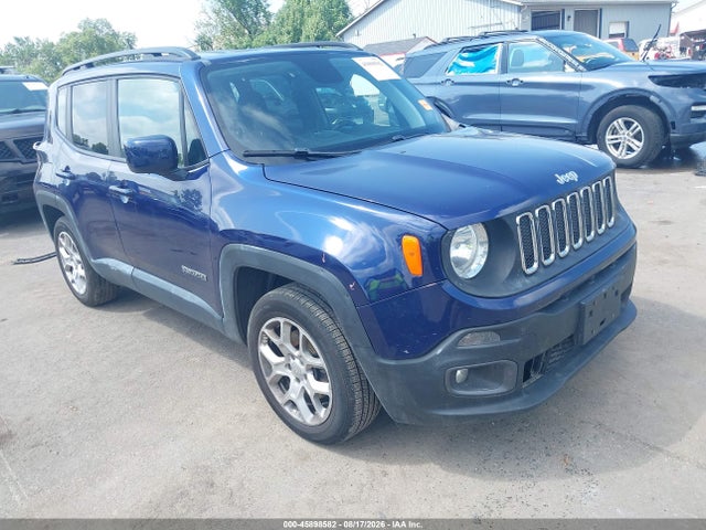 Продажа на аукционе авто 2018 Jeep Renegade Latitude Fwd, vin: ZACCJABB3JPH11380, номер лота: 45898582
