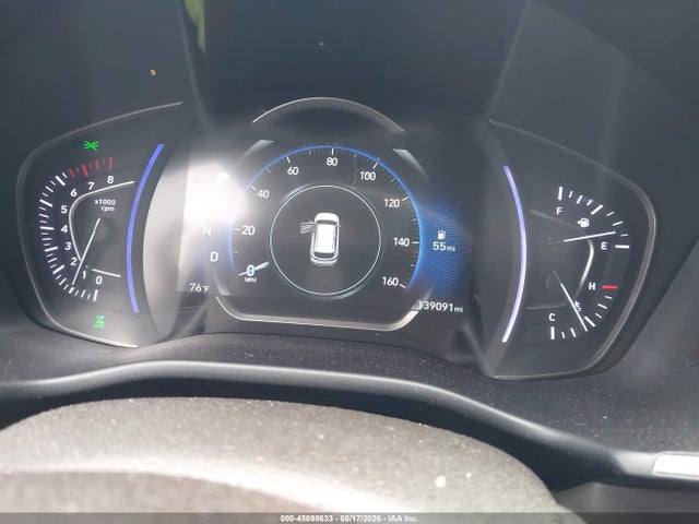 45898633 :رقم المزاد ، 5NMS3CADXKH135041 vin ، 2019 Hyundai Santa Fe Sel مزاد بيع