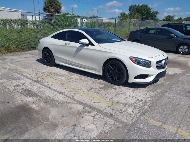 45898651 :رقم المزاد ، WDDXJ8FB6GA016166 vin ، 2016 Mercedes-benz S 550 4matic مزاد بيع