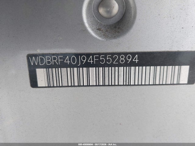 Auction sale of the 2004 Mercedes-benz C 230 Kompressor Sport/sport, vin: WDBRF40J94F552894, lot number: 45898694