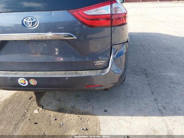 2015 Toyota Sienna Limited Premium 7 Passenger მანქანა იყიდება აუქციონზე, vin: 5TDDK3DC0FS115463, აუქციონის ნომერი: 45898695