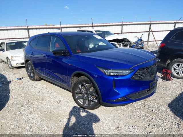 2022 Acura Mdx A-spec Package მანქანა იყიდება აუქციონზე, vin: 5J8YE1H02NL037234, აუქციონის ნომერი: 45898763