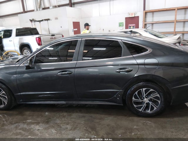 45898809 :رقم المزاد ، KMHL24JJ5NA042893 vin ، 2022 Hyundai Sonata Hybrid Blue مزاد بيع
