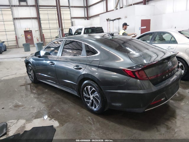45898809 :رقم المزاد ، KMHL24JJ5NA042893 vin ، 2022 Hyundai Sonata Hybrid Blue مزاد بيع