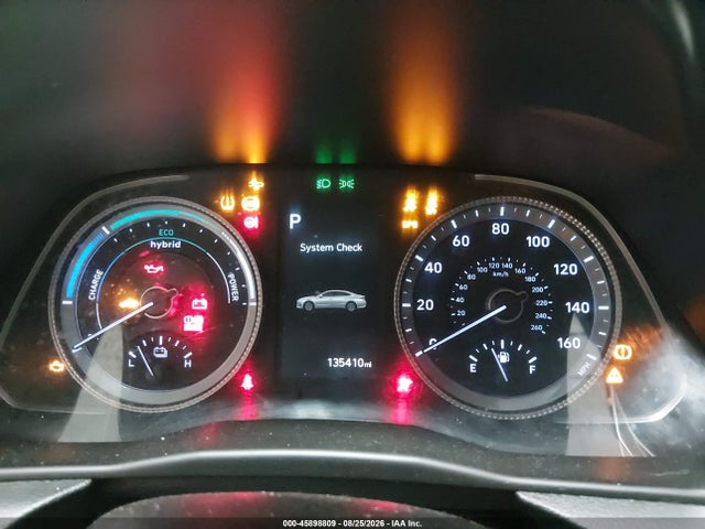 45898809 :رقم المزاد ، KMHL24JJ5NA042893 vin ، 2022 Hyundai Sonata Hybrid Blue مزاد بيع