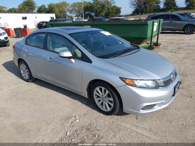 45898887 :رقم المزاد ، 19XFB2F83CE036371 vin ، 2012 Honda Civic Ex مزاد بيع