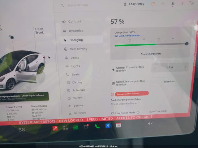 Продажа на аукционе авто 2023 Tesla Model 3 Rear-wheel Drive, vin: 5YJ3E1EA0PF657012, номер лота: 45899025
