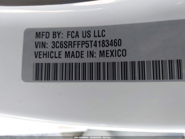 Продаж на аукціоні авто 2026 Ram 1500 Big Horn  4x4 5'7 Box, vin: 3C6SRFFP5T4183460, номер лоту: 45899054