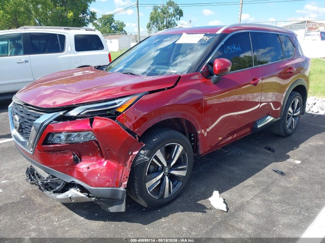 2021 Nissan Rogue Platinum Fwd მანქანა იყიდება აუქციონზე, vin: JN8AT3DC9MW104785, აუქციონის ნომერი: 45899114