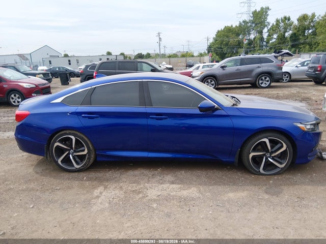 2018 Honda Accord Sport მანქანა იყიდება აუქციონზე, vin: 1HGCV1F35JA157591, აუქციონის ნომერი: 45899293