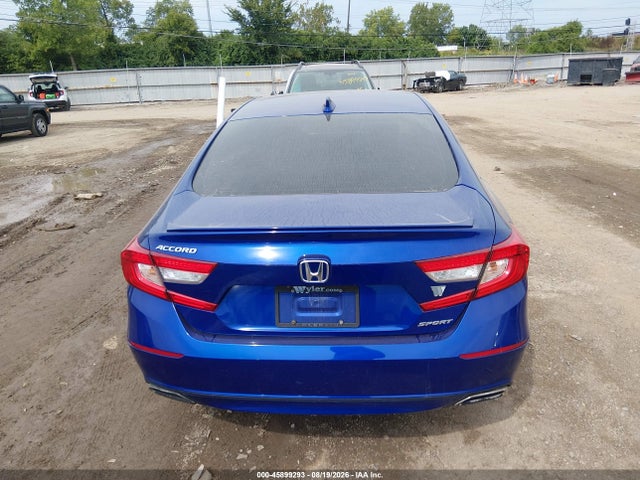 2018 Honda Accord Sport მანქანა იყიდება აუქციონზე, vin: 1HGCV1F35JA157591, აუქციონის ნომერი: 45899293