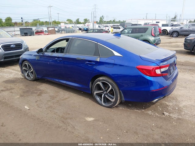 2018 Honda Accord Sport მანქანა იყიდება აუქციონზე, vin: 1HGCV1F35JA157591, აუქციონის ნომერი: 45899293