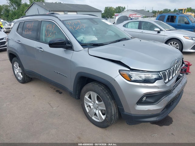 Продажа на аукционе авто 2022 Jeep Compass Latitude 4x4, vin: 3C4NJDBB8NT105999, номер лота: 45899305