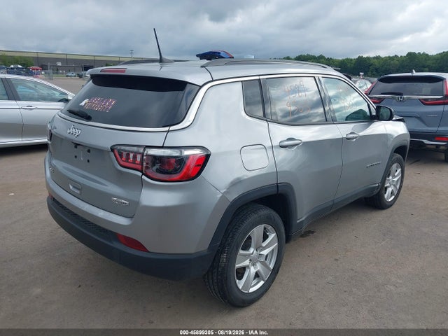 Продажа на аукционе авто 2022 Jeep Compass Latitude 4x4, vin: 3C4NJDBB8NT105999, номер лота: 45899305