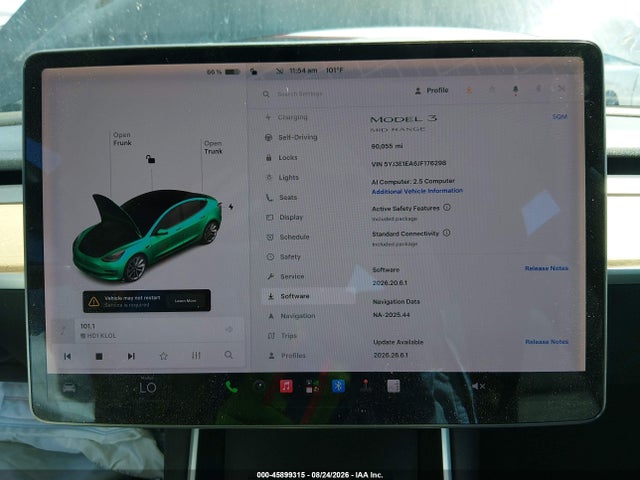 5YJ3E1EA6JF176298 Tesla Model 3 Long Range/mid Range