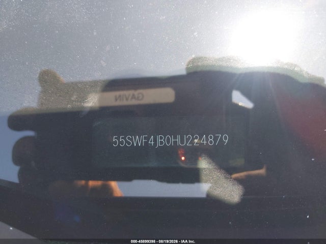 Auction sale of the 2017 Mercedes-benz C 300 Sport, vin: 55SWF4JB0HU224879, lot number: 45899398