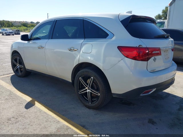 Продажа на аукционе авто 2016 Acura Mdx Technology   Acurawatch Plus Packages/technology Package, vin: 5FRYD3H40GB014314, номер лота: 45899448