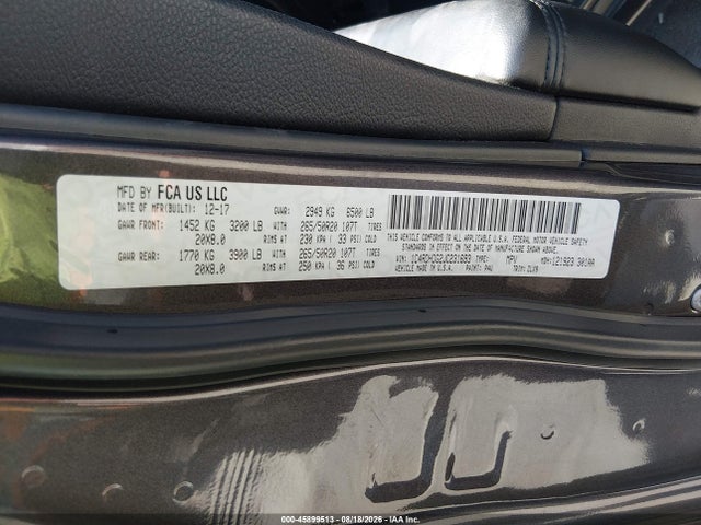 Dodge Durango Gt Rwd 2018 1C4RDHDG2JC231693 Image 9