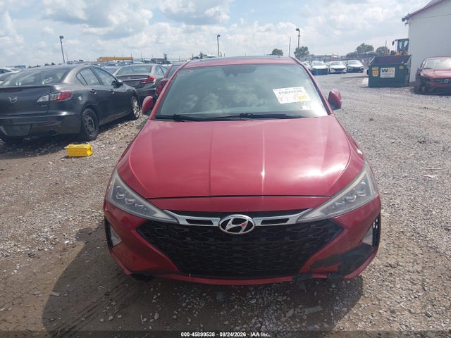 Aukcja sprzedaży 2019 Hyundai Elantra Sport, vin: KMHD04LBXKU885739, numer aukcji: 45899538