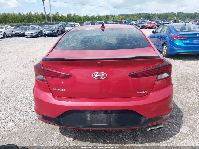 Aukcja sprzedaży 2019 Hyundai Elantra Sport, vin: KMHD04LBXKU885739, numer aukcji: 45899538