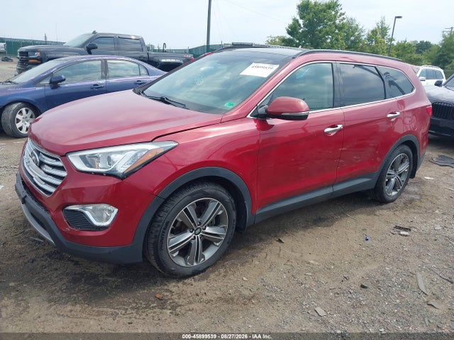 2015 Hyundai Santa Fe Limited მანქანა იყიდება აუქციონზე, vin: KM8SRDHF3FU128258, აუქციონის ნომერი: 45899539