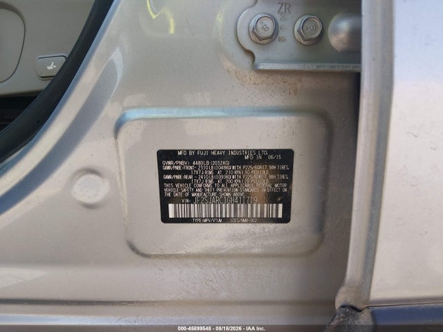 Продажа на аукционе авто 2016 Subaru Forester 2.5i Limited, vin: JF2SJARC1GH411719, номер лота: 45899548