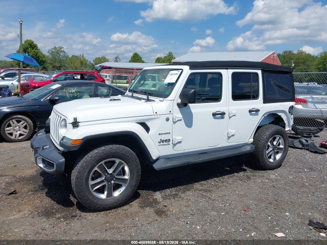 45899586 :رقم المزاد ، 1C4HJXEGXLW333774 vin ، 2020 Jeep Wrangler Unlimited Sahara 4x4 مزاد بيع