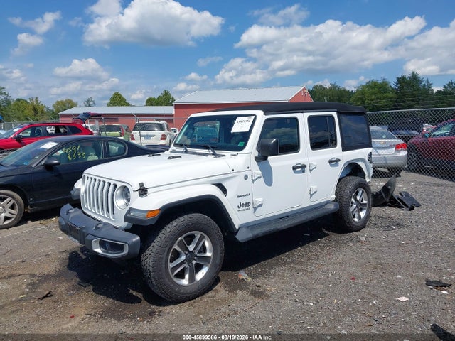 45899586 :رقم المزاد ، 1C4HJXEGXLW333774 vin ، 2020 Jeep Wrangler Unlimited Sahara 4x4 مزاد بيع