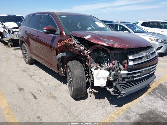 Auction sale of the 2018 Toyota Highlander Le, vin: 5TDZARFH9JS035334, lot number: 45899608