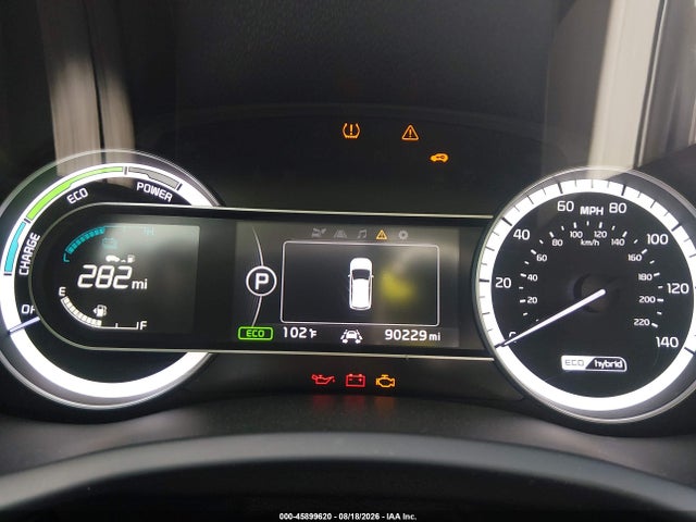 2019 Kia Niro Lx მანქანა იყიდება აუქციონზე, vin: KNDCB3LCXK5230858, აუქციონის ნომერი: 45899620